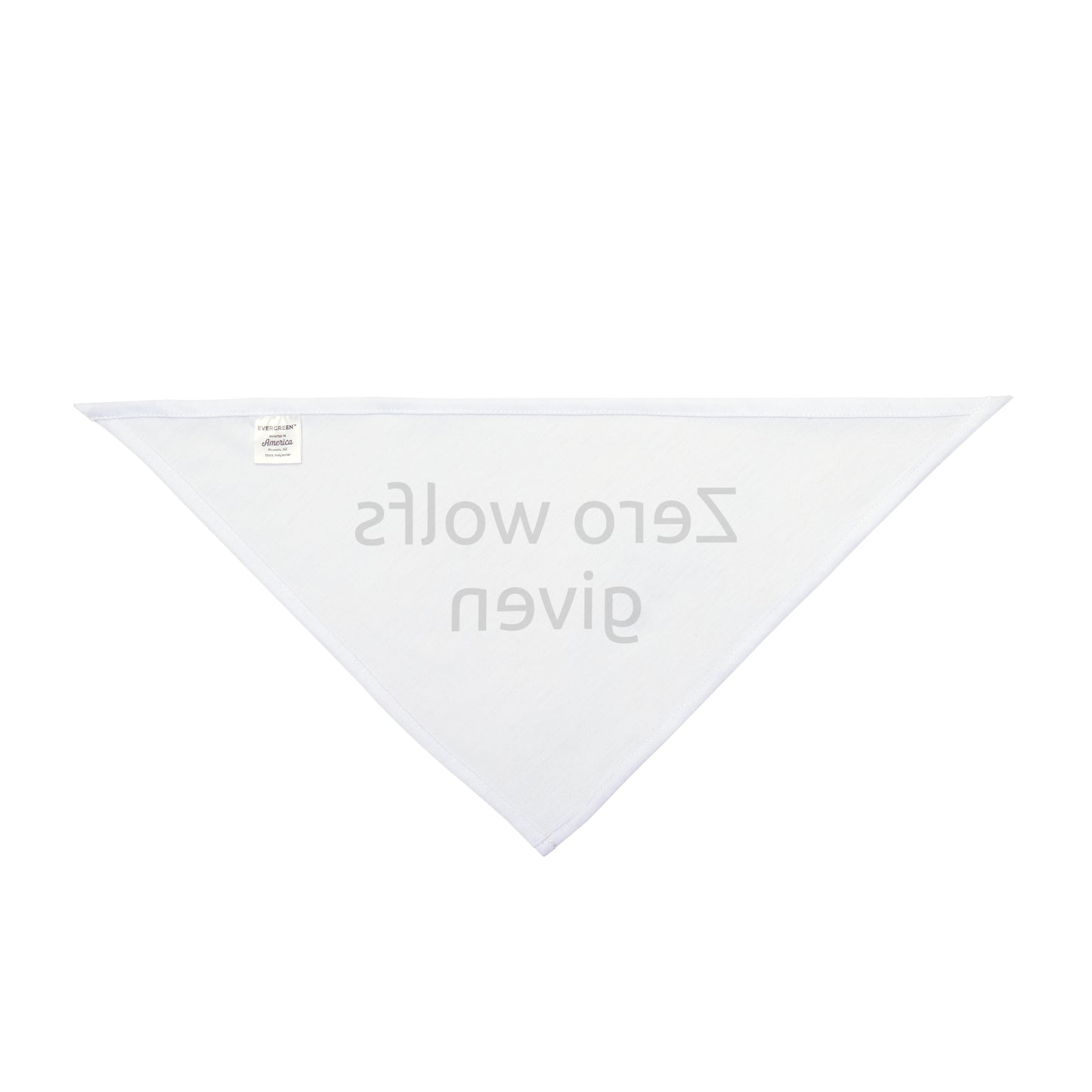 Pet Bandana - Zero Wolfs Given Hilarious Dog Accessory