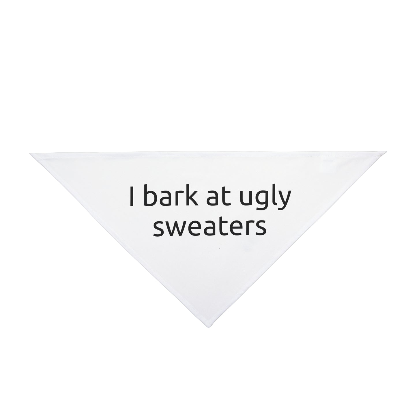 Funny Pet Bandana, Dog Accessories for Ugly Sweater Parties, Pet Gift for Dog Lovers, Holiday Pet Fashion, Cute Dog Scarf