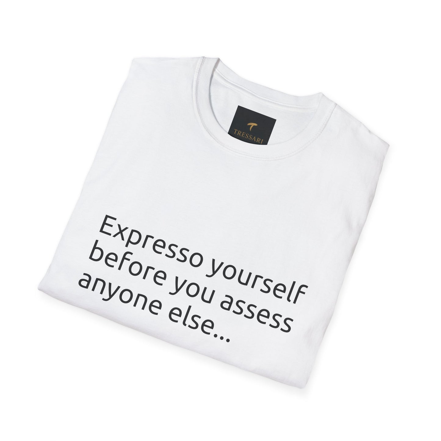 Funny Nurse Coffee Espresso Quote Unisex Softstyle T-Shirt, Gift for Coffee Lovers, Humor Tee, Casual Wear, Perfect for Birthdays, Coffee Day