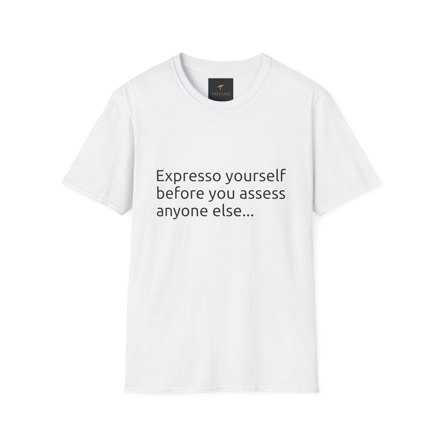 Funny Nurse Coffee Espresso Quote Unisex Softstyle T-Shirt, Gift for Coffee Lovers, Humor Tee, Casual Wear, Perfect for Birthdays, Coffee Day