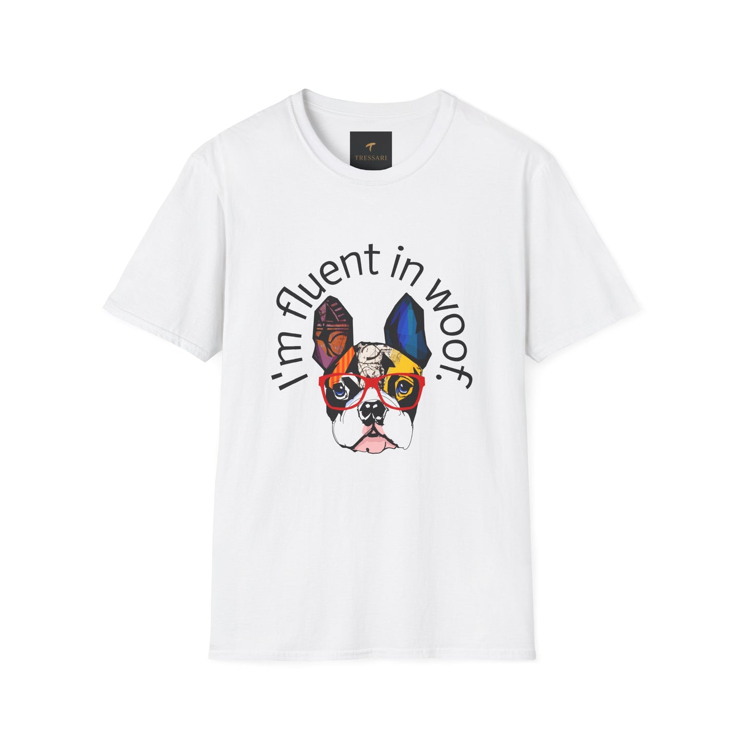 Dog Lover Softstyle T-Shirt - Funny Quote Art, Colorful Design