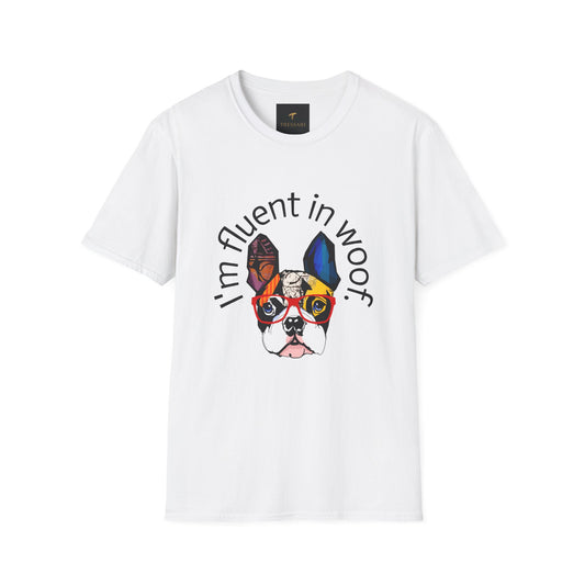 Dog Lover Softstyle T-Shirt - Funny Quote Art, Colorful Design