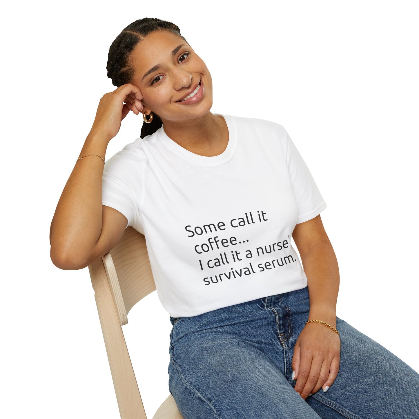 Sarcastic Nurse Coffee Quote T-Shirt, Funny Nurse Gift, Unisex Tee, Coffee Lover Shirt, Medical Humor Apparel, Nursing Student Gift